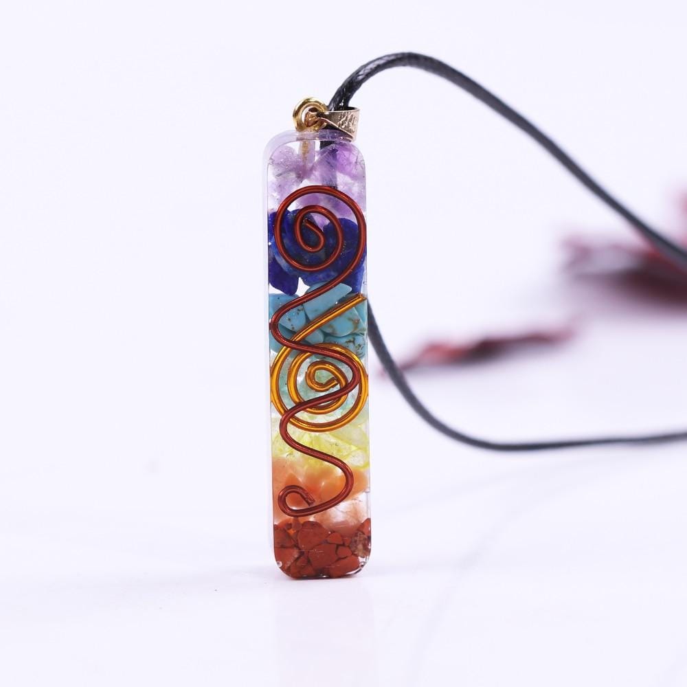 7 Chakras Pendant Necklace