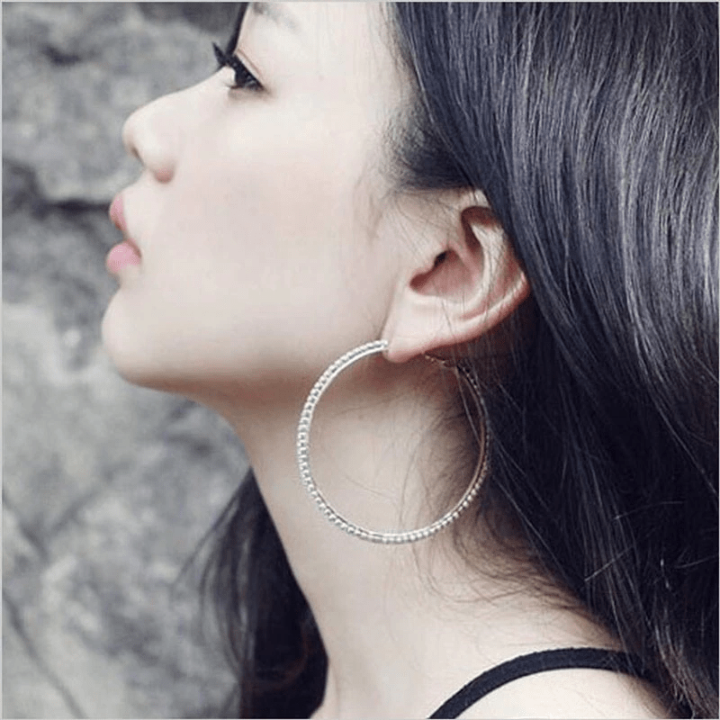 The Grace Crystal Hoop Earrings