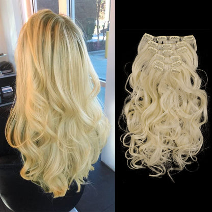 Clip in Hair Extensions 7 Piece 20" Inch