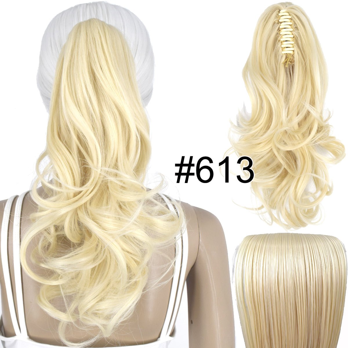 Wavy Claw Clip in Ponytail Hair Extensions