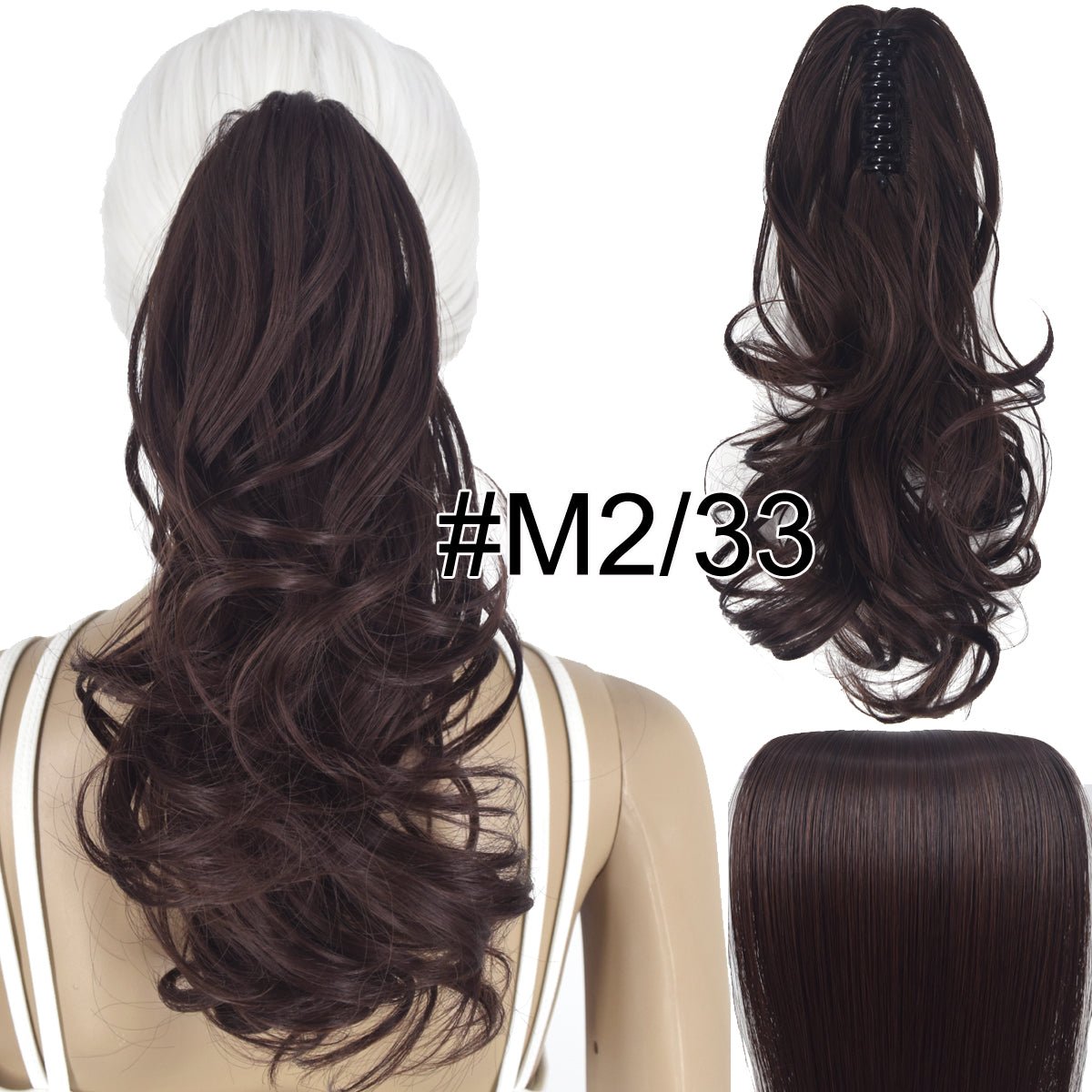 Wavy Claw Clip in Ponytail Hair Extensions